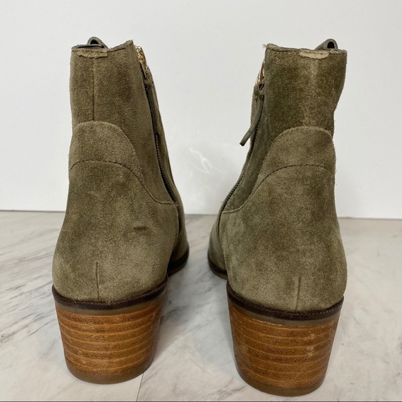 New! Cole Haan Maci Green Suede Bootie 7B - Picture 4 of 13